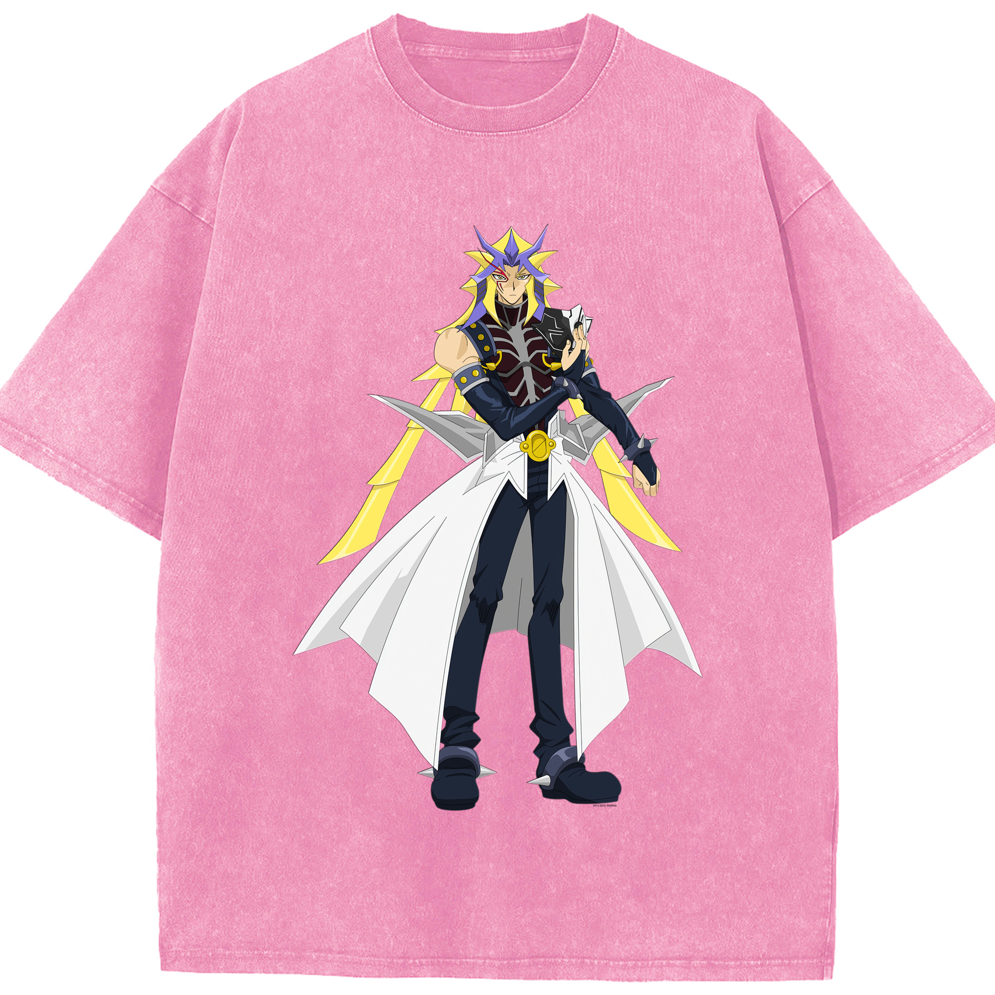 （画像用） 遊☆戯☆王 Yu-Gi-Oh! 綿100% ヴィンテージ風 半袖Tシャツ（フロントプリント）